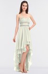 ColsBM Cynthia Ivory Elegant A-line Strapless Sleeveless Zip up Floor Length Bridesmaid Dresses