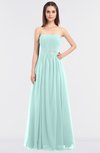 ColsBM Lexi Blue Glass Elegant Bateau Sleeveless Zip up Floor Length Appliques Bridesmaid Dresses