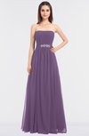 ColsBM Lexi Chinese Violet Elegant Bateau Sleeveless Zip up Floor Length Appliques Bridesmaid Dresses