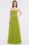 ColsBM Lexi Green Oasis Elegant Bateau Sleeveless Zip up Floor Length Appliques Bridesmaid Dresses