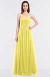 ColsBM Lexi Yellow Iris Elegant Bateau Sleeveless Zip up Floor Length Appliques Bridesmaid Dresses