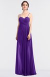 ColsBM Tayler Deep Lavender Elegant A-line Spaghetti Sleeveless Zip up Bridesmaid Dresses