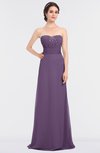 ColsBM Sadie Chinese Violet Elegant A-line Zip up Floor Length Beaded Bridesmaid Dresses