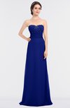 ColsBM Sadie Nautical Blue Elegant A-line Zip up Floor Length Beaded Bridesmaid Dresses