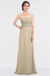 ColsBM Sadie Novelle Peach Elegant A-line Zip up Floor Length Beaded Bridesmaid Dresses