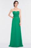 ColsBM Sadie Pepper Green Elegant A-line Zip up Floor Length Beaded Bridesmaid Dresses
