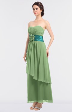 ColsBM Johanna Gleam Elegant A-line Sleeveless Zip up Ankle Length Ruching Bridesmaid Dresses