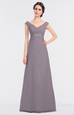 ColsBM Nadia Cameo Elegant A-line Short Sleeve Zip up Floor Length Beaded Bridesmaid Dresses