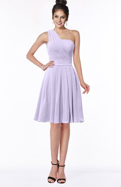 ColsBM Sophia Light Purple Cute A-line Sleeveless Chiffon Ruching Bridesmaid Dresses