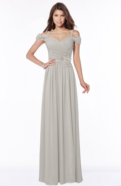 ColsBM Kate Ashes Of Roses Luxury V-neck Short Sleeve Zip up Chiffon Bridesmaid Dresses