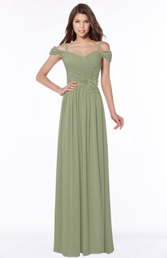 ColsBM Kate Bog Luxury V-neck Short Sleeve Zip up Chiffon Bridesmaid Dresses