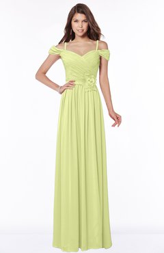 ColsBM Kate Lime Sherbet Luxury V-neck Short Sleeve Zip up Chiffon Bridesmaid Dresses