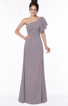 ColsBM Naomi Cameo Glamorous A-line Short Sleeve Half Backless Chiffon Floor Length Bridesmaid Dresses