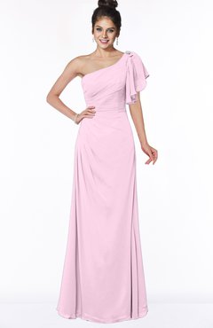 ColsBM Naomi Fairy Tale Glamorous A-line Short Sleeve Half Backless Chiffon Floor Length Bridesmaid Dresses