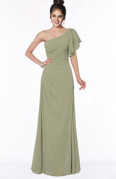 ColsBM Naomi Sponge Glamorous A-line Short Sleeve Half Backless Chiffon Floor Length Bridesmaid Dresses