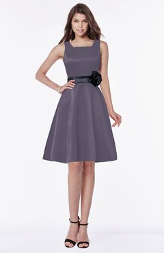 ColsBM Charli Mulled Grape Elegant A-line Wide Square Zip up Sash Bridesmaid Dresses