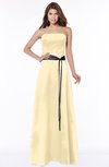 ColsBM Jazlynn Cornhusk Luxury A-line Bateau Zip up Satin Floor Length Bridesmaid Dresses