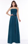 ColsBM Jazlynn Moroccan Blue Luxury A-line Bateau Zip up Satin Floor Length Bridesmaid Dresses