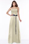 ColsBM Jazlynn Tan Luxury A-line Bateau Zip up Satin Floor Length Bridesmaid Dresses