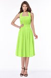 ColsBM Montana Bright Green Luxury A-line Sleeveless Chiffon Pleated Bridesmaid Dresses