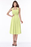 ColsBM Montana Lime Green Luxury A-line Sleeveless Chiffon Pleated Bridesmaid Dresses