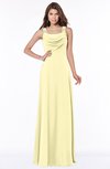 ColsBM Thea Soft Yellow Elegant Wide Square Sleeveless Half Backless Chiffon Beaded Bridesmaid Dresses