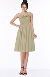 ColsBM Lainey Candied Ginger Gorgeous A-line Wide Square Sleeveless Chiffon Knee Length Bridesmaid Dresses