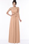ColsBM Kaylin Almost Apricot Gorgeous A-line One Shoulder Sleeveless Floor Length Bridesmaid Dresses