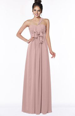 ColsBM Kaylin Blush Pink Gorgeous A-line One Shoulder Sleeveless Floor Length Bridesmaid Dresses