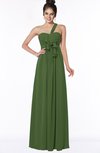 ColsBM Kaylin Garden Green Gorgeous A-line One Shoulder Sleeveless Floor Length Bridesmaid Dresses