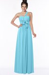 ColsBM Kaylin Light Blue Gorgeous A-line One Shoulder Sleeveless Floor Length Bridesmaid Dresses