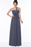 ColsBM Kaylin Nightshadow Blue Gorgeous A-line One Shoulder Sleeveless Floor Length Bridesmaid Dresses