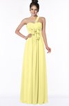 ColsBM Kaylin Pastel Yellow Gorgeous A-line One Shoulder Sleeveless Floor Length Bridesmaid Dresses