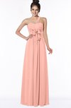 ColsBM Kaylin Peach Gorgeous A-line One Shoulder Sleeveless Floor Length Bridesmaid Dresses