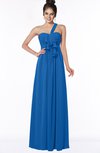 ColsBM Kaylin Royal Blue Gorgeous A-line One Shoulder Sleeveless Floor Length Bridesmaid Dresses