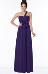 ColsBM Kaylin Royal Purple Gorgeous A-line One Shoulder Sleeveless Floor Length Bridesmaid Dresses
