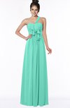 ColsBM Kaylin Seafoam Green Gorgeous A-line One Shoulder Sleeveless Floor Length Bridesmaid Dresses