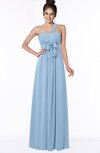 ColsBM Kaylin Sky Blue Gorgeous A-line One Shoulder Sleeveless Floor Length Bridesmaid Dresses
