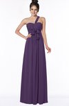 ColsBM Kaylin Violet Gorgeous A-line One Shoulder Sleeveless Floor Length Bridesmaid Dresses