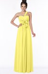 ColsBM Kaylin Yellow Iris Gorgeous A-line One Shoulder Sleeveless Floor Length Bridesmaid Dresses