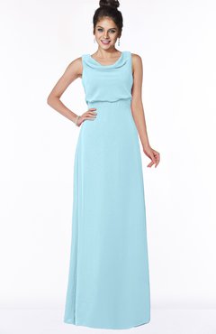 ColsBM Eileen Aqua Gorgeous A-line Scoop Sleeveless Floor Length Bridesmaid Dresses