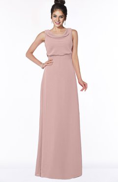 ColsBM Eileen Blush Pink Gorgeous A-line Scoop Sleeveless Floor Length Bridesmaid Dresses