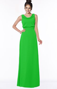 ColsBM Eileen Classic Green Gorgeous A-line Scoop Sleeveless Floor Length Bridesmaid Dresses
