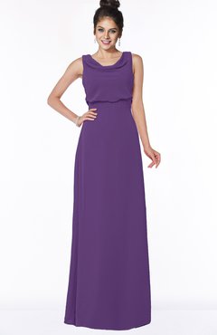 ColsBM Eileen Dark Purple Gorgeous A-line Scoop Sleeveless Floor Length Bridesmaid Dresses