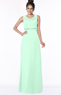 ColsBM Eileen Honeydew Gorgeous A-line Scoop Sleeveless Floor Length Bridesmaid Dresses