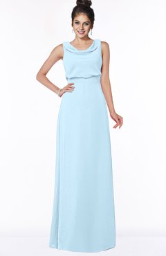 ColsBM Eileen Ice Blue Gorgeous A-line Scoop Sleeveless Floor Length Bridesmaid Dresses