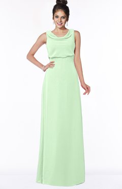 ColsBM Eileen Light Green Gorgeous A-line Scoop Sleeveless Floor Length Bridesmaid Dresses