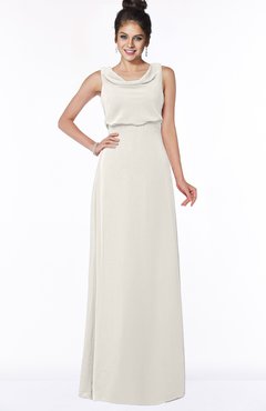ColsBM Eileen Off White Gorgeous A-line Scoop Sleeveless Floor Length Bridesmaid Dresses