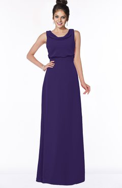 ColsBM Eileen Royal Purple Gorgeous A-line Scoop Sleeveless Floor Length Bridesmaid Dresses