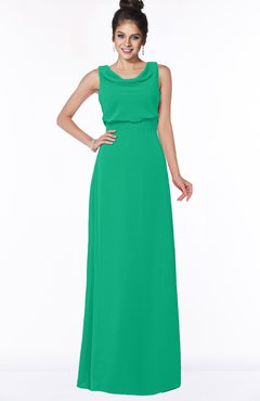 ColsBM Eileen Sea Green Gorgeous A-line Scoop Sleeveless Floor Length Bridesmaid Dresses